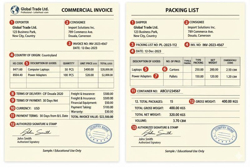 Proforma Invoice vs Commercial Invoice vs Packing List: Key Differences
